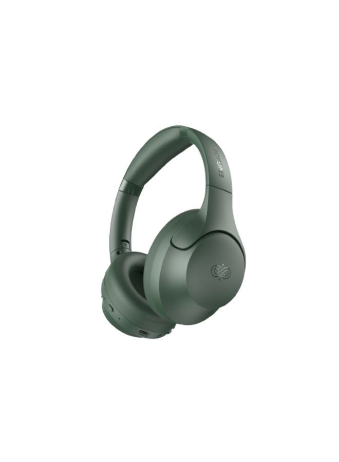 ENGAGE ANC E11 Bluetooth Headphones – Wireless Over-Ear with Active Noise Cancellation, Upto 50H Playtime with High-Fidelity Audio, Forest Green - Image 1
